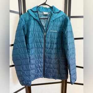 Columbia Women's Voodoo Falls 590 TurboDown Jacket w/Omniheat SIze L ~ Lagoon